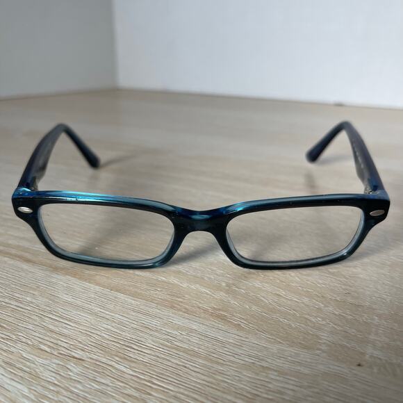 Ray-Ban RB1530 3667 Eyeglasses Rectangular Blue Full Rim 48-16-130 Frames Only - Picture 2 of 10